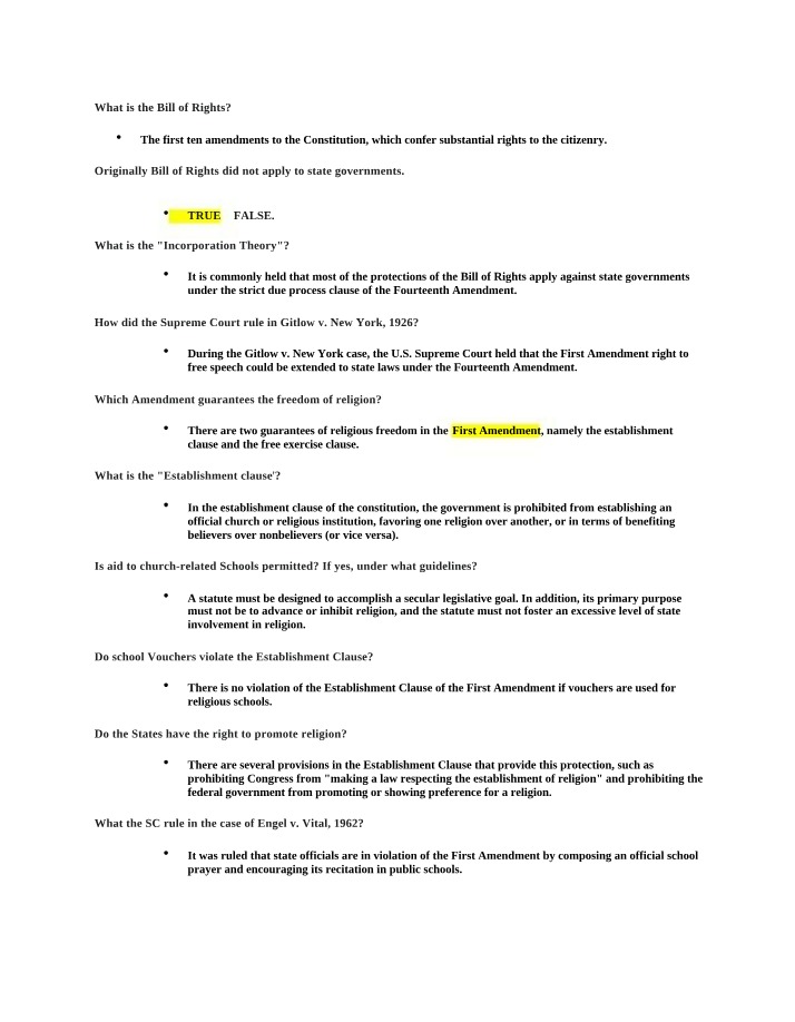 POLS-2010 Civil Liberties