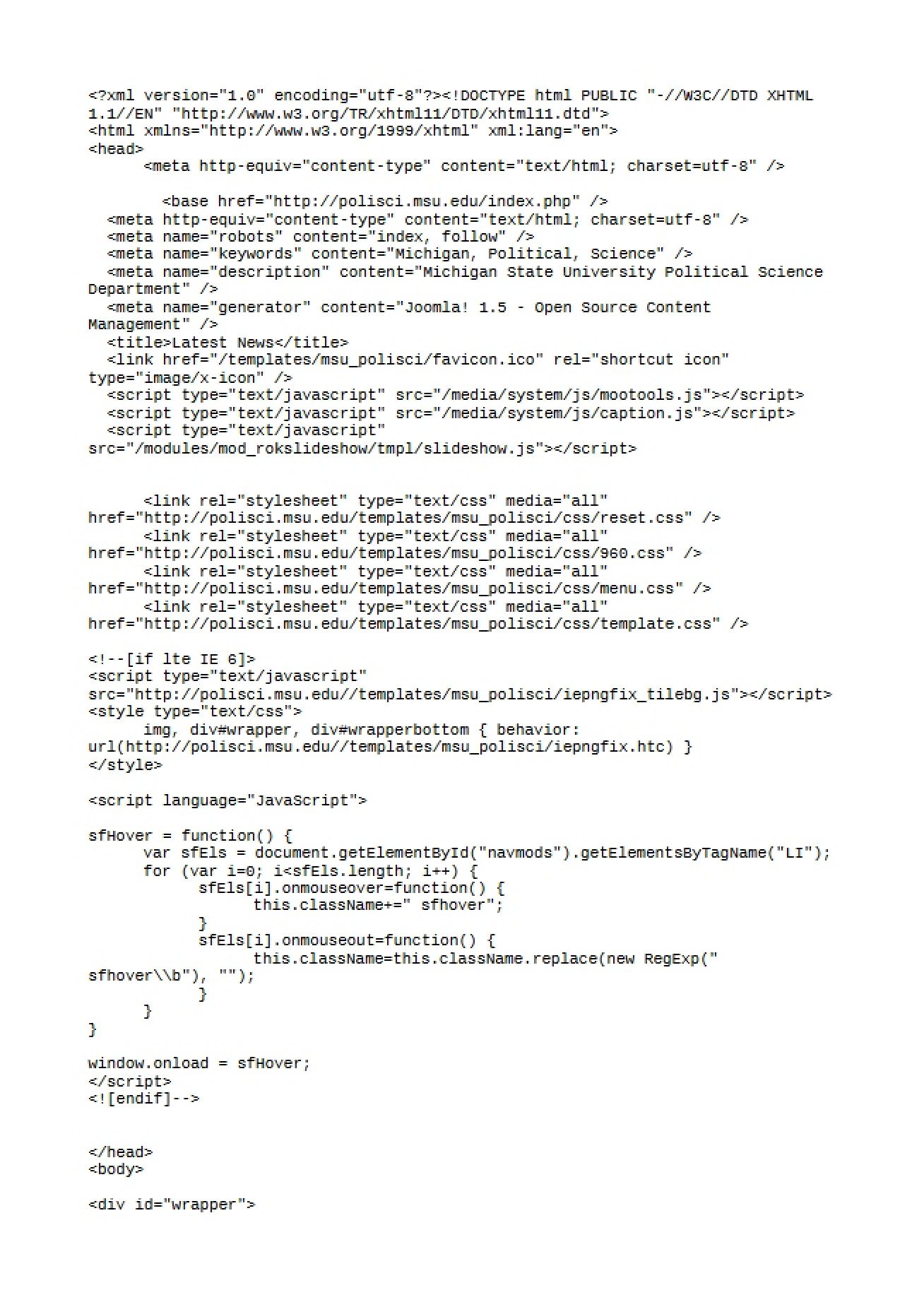 Document Spring 2009
