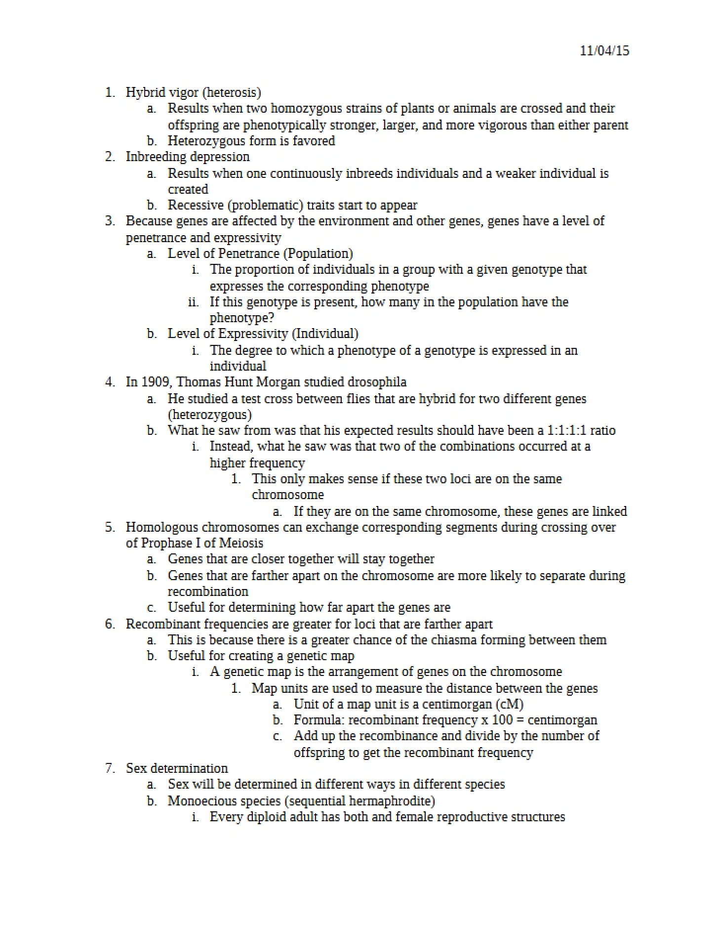 Biology Notes