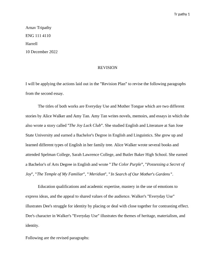 Themes of Heritage and Identity in Alice Walker's Work