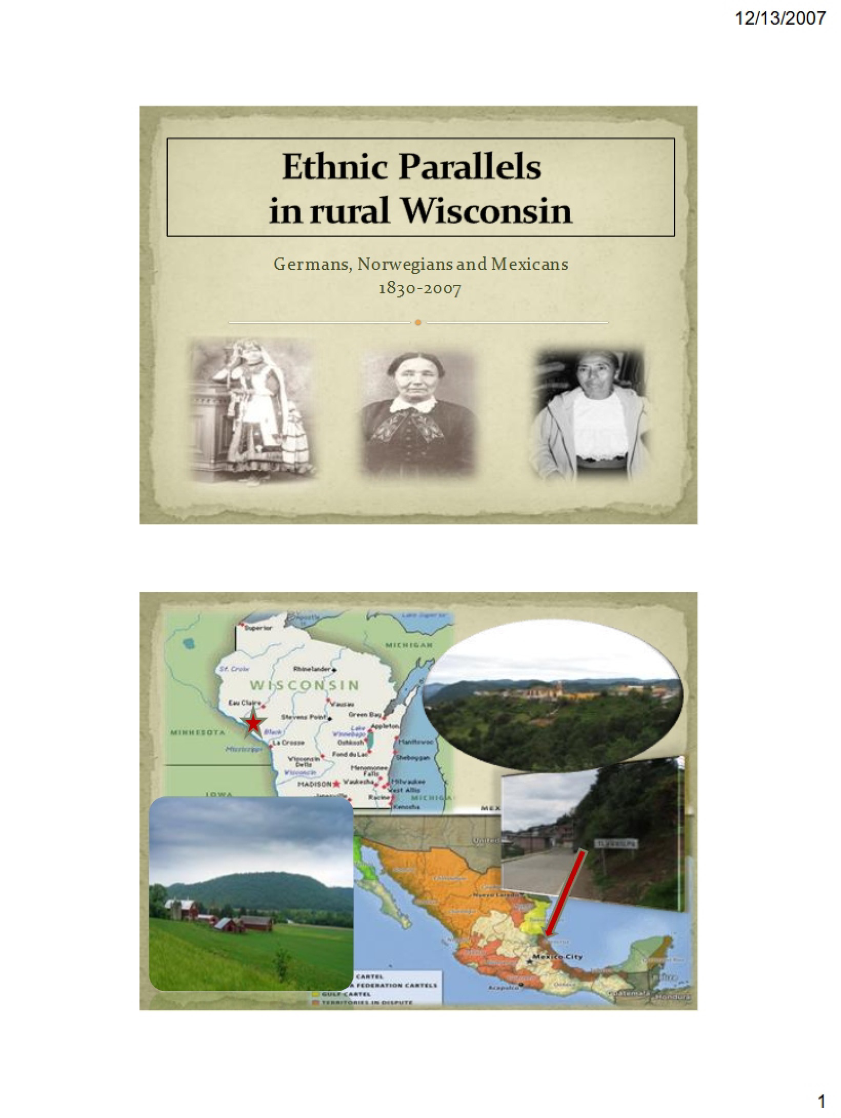 Parallels in Ethnicity