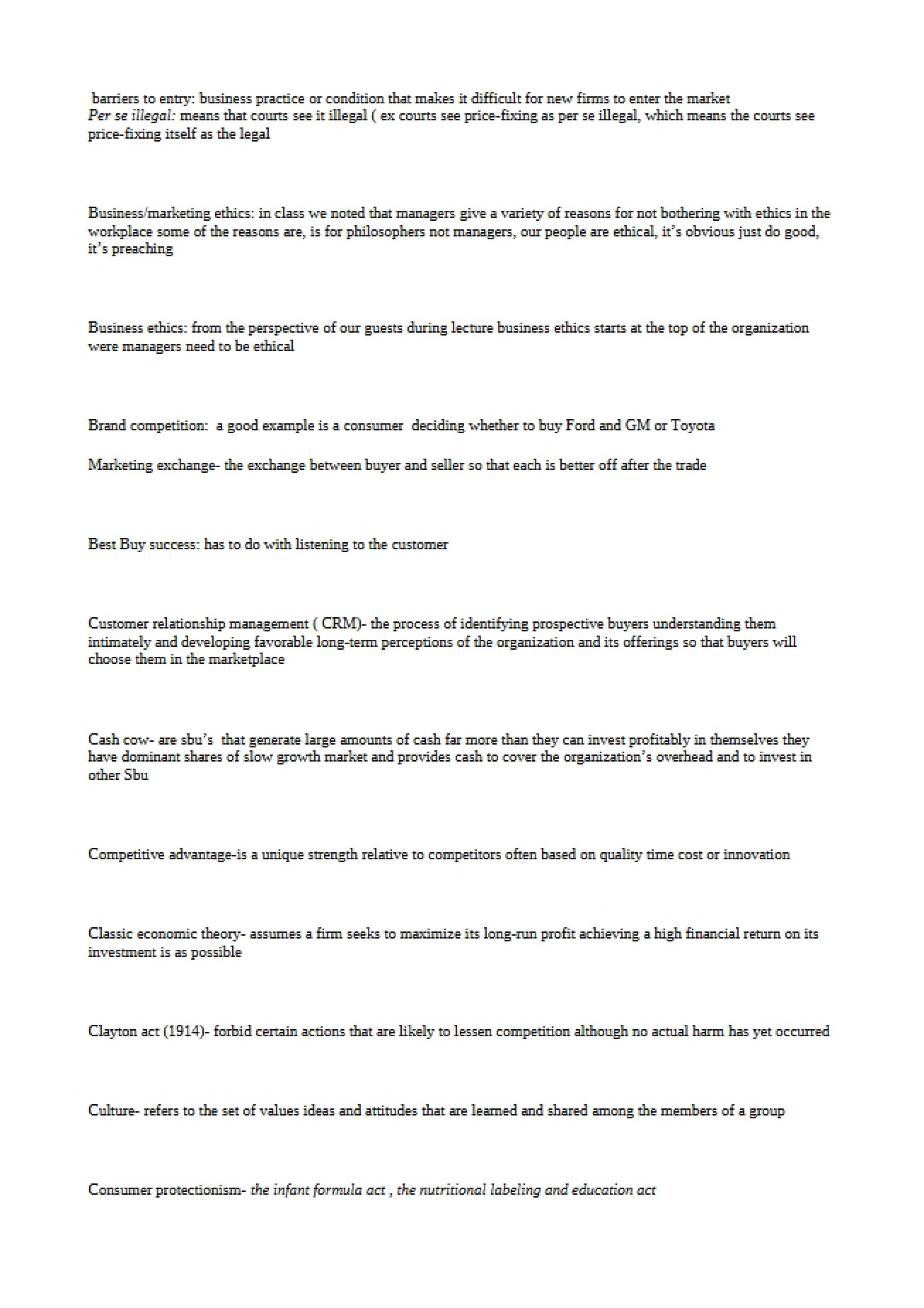 Daily Marketing Notes