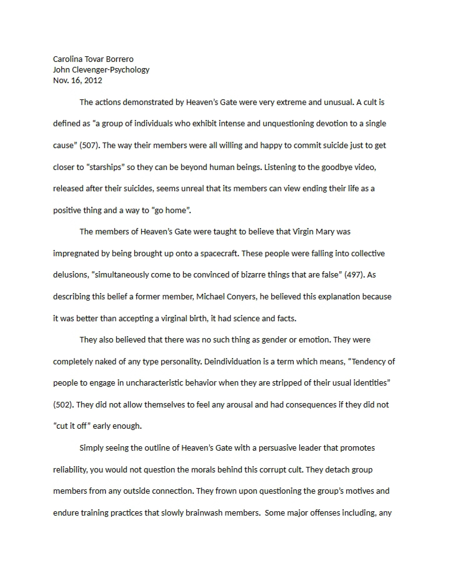 Assignment 3 (Written)