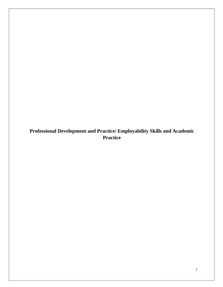 Improving Professionalism and Emotional Intelligence