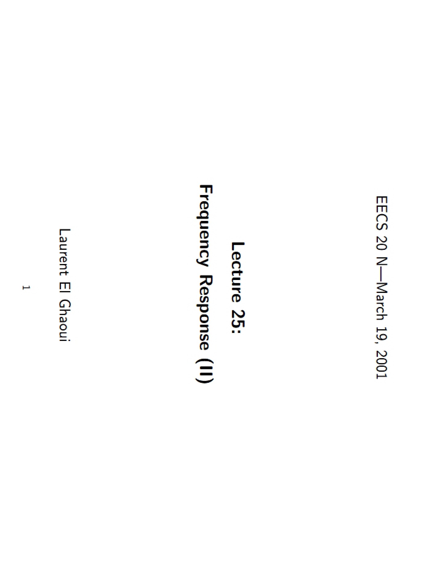 Frequency Response - Part 2