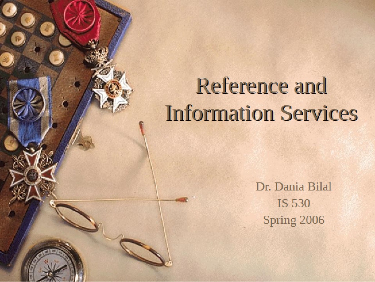 Information and Reference Services