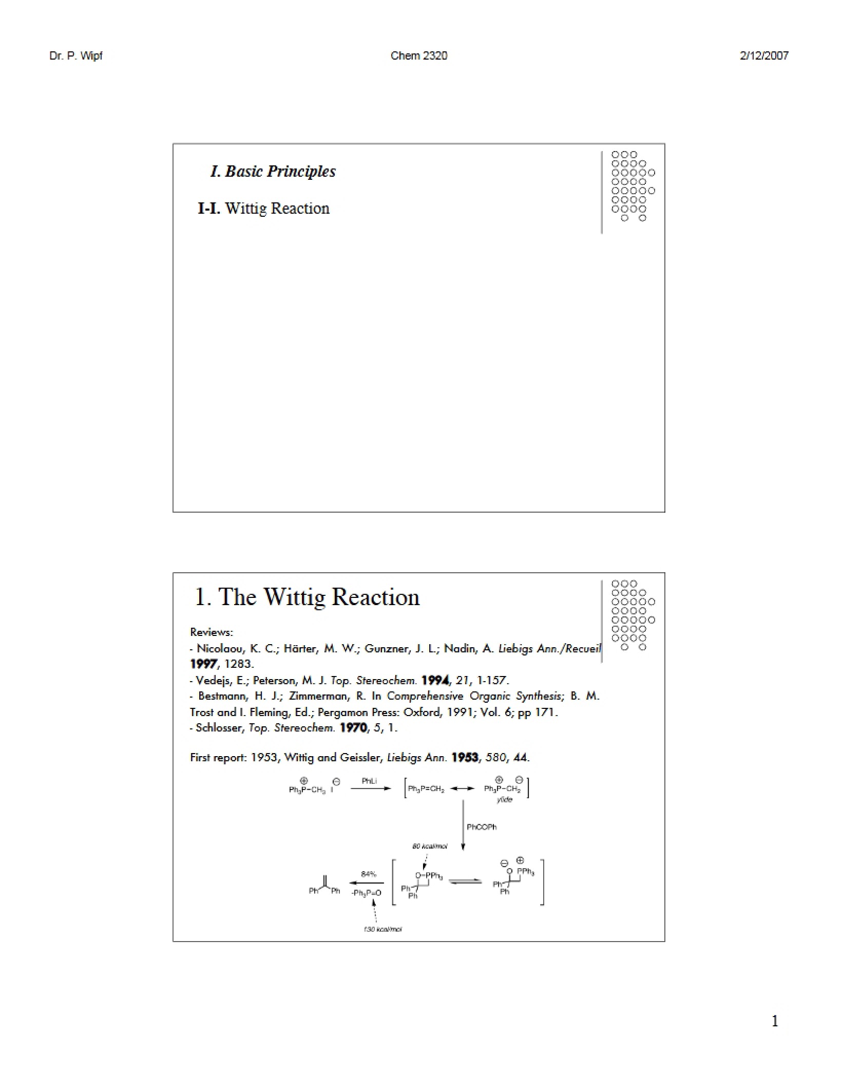 Wittig Reaction Mechanism
