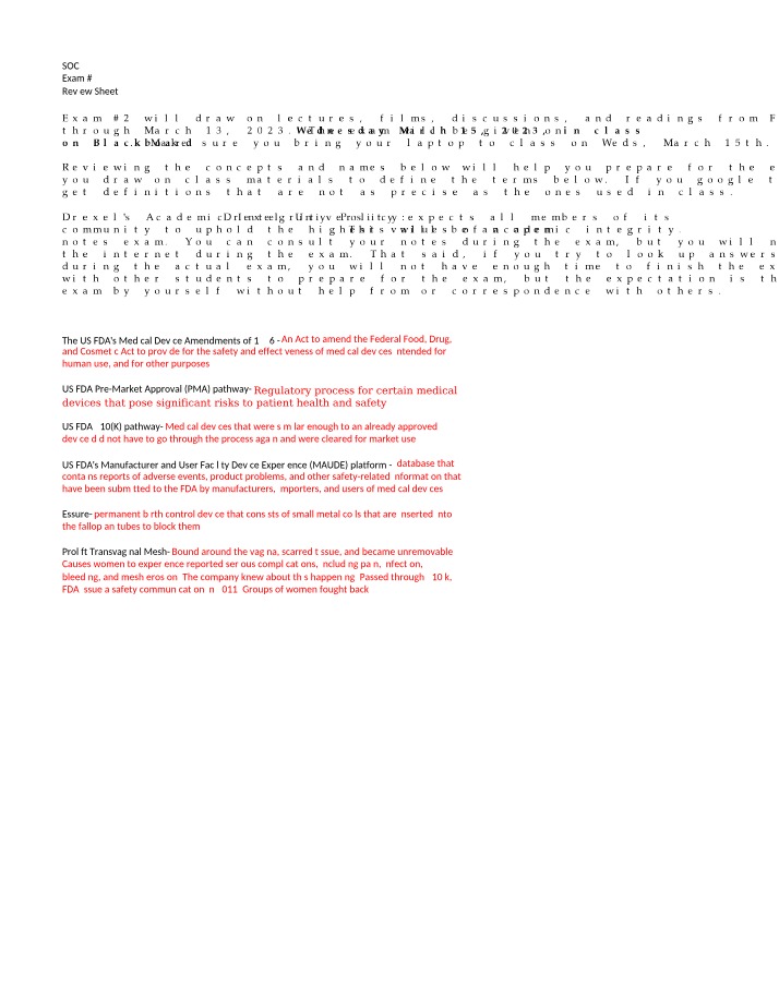 Sociology Exam 2 Guide
