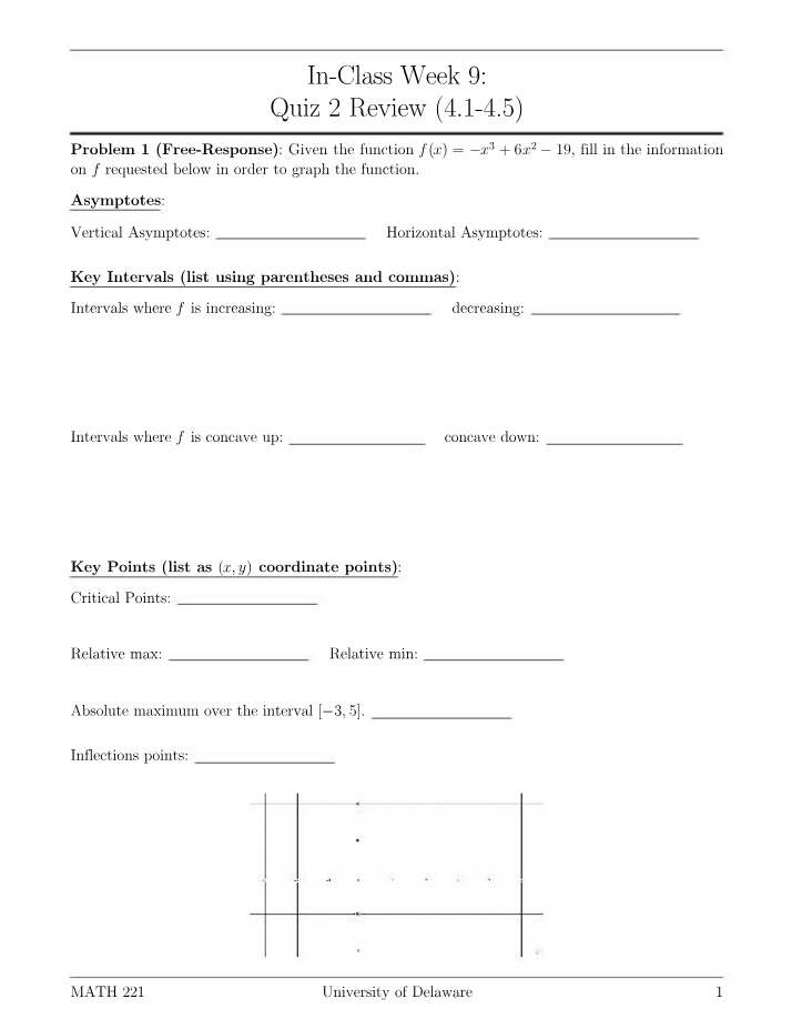 Quiz 2 Review (Week 9)