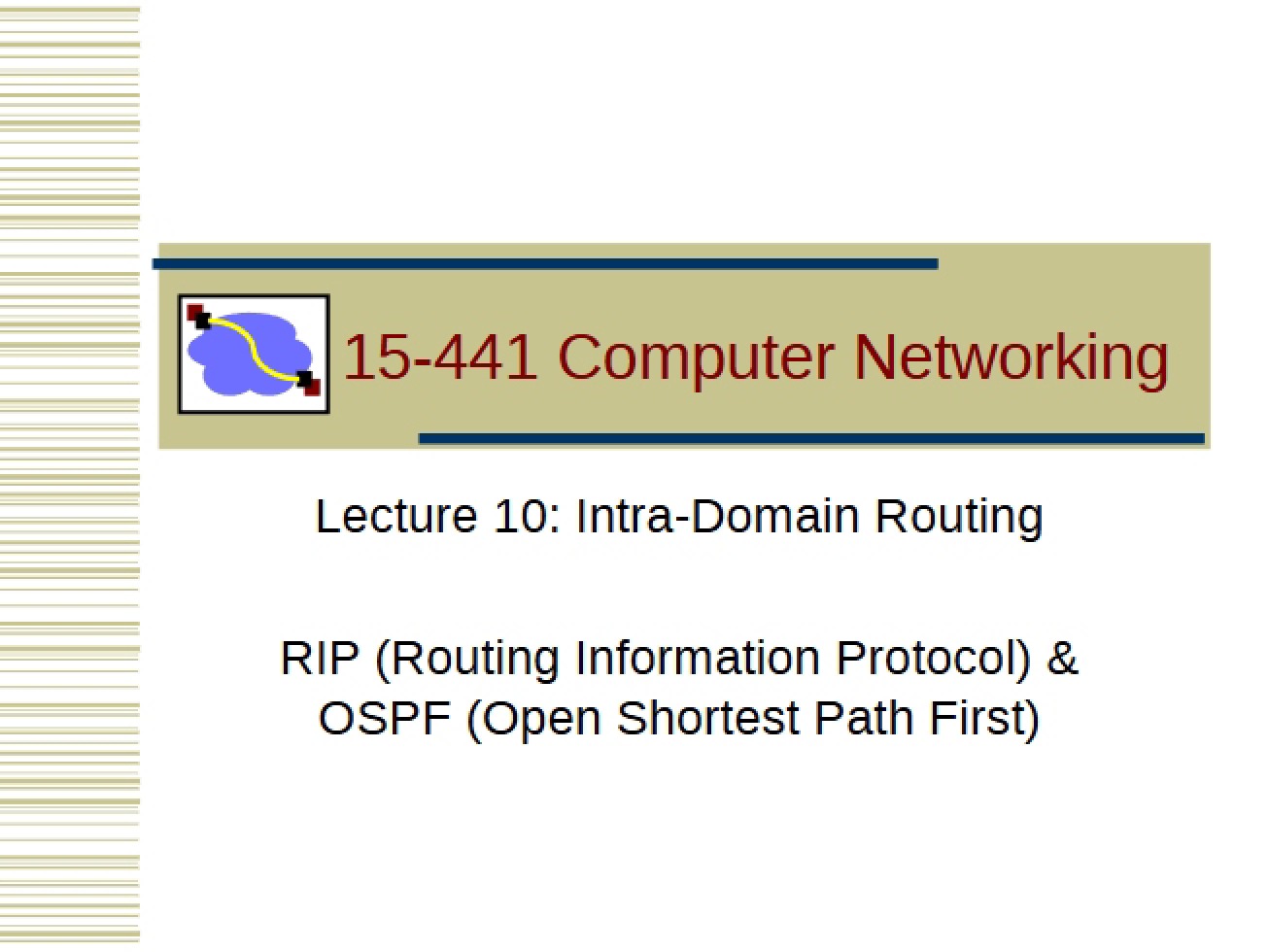 Routing Lecture Notes
