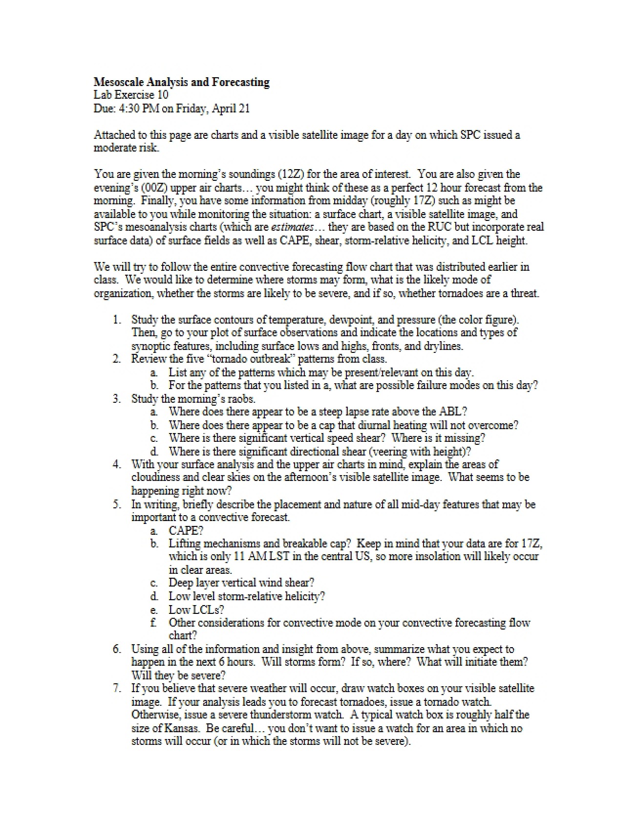 MEA 444 Lab Exercise