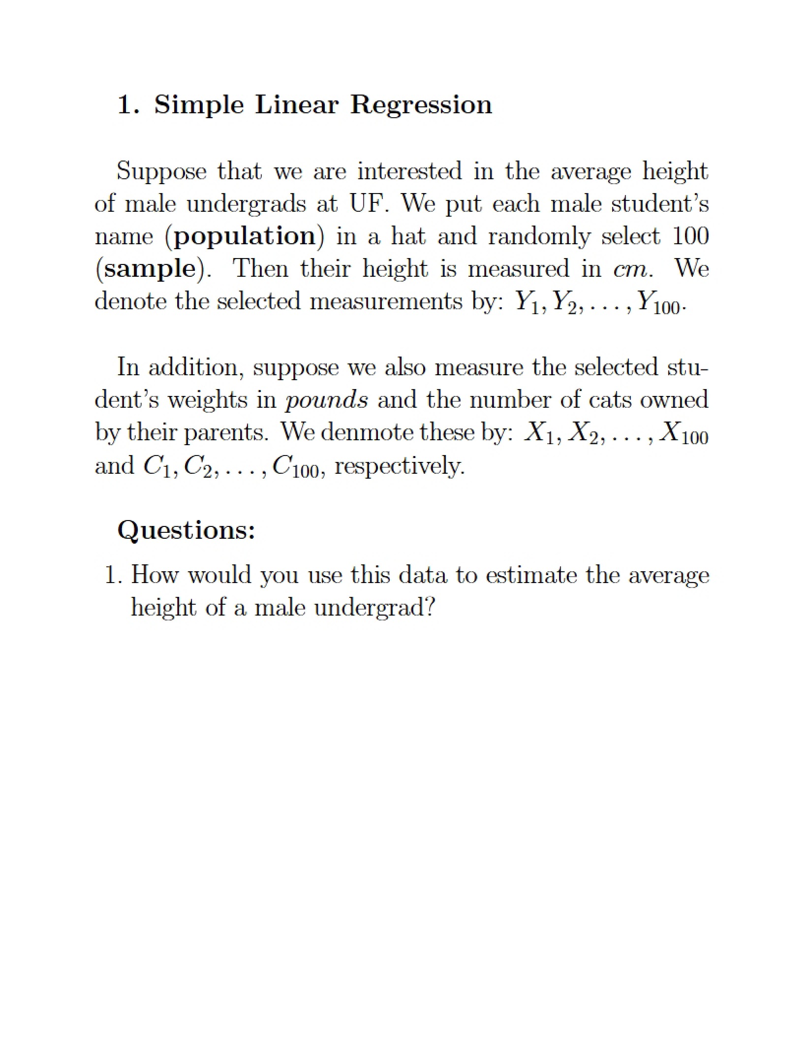Regression Analysis Simple Linear