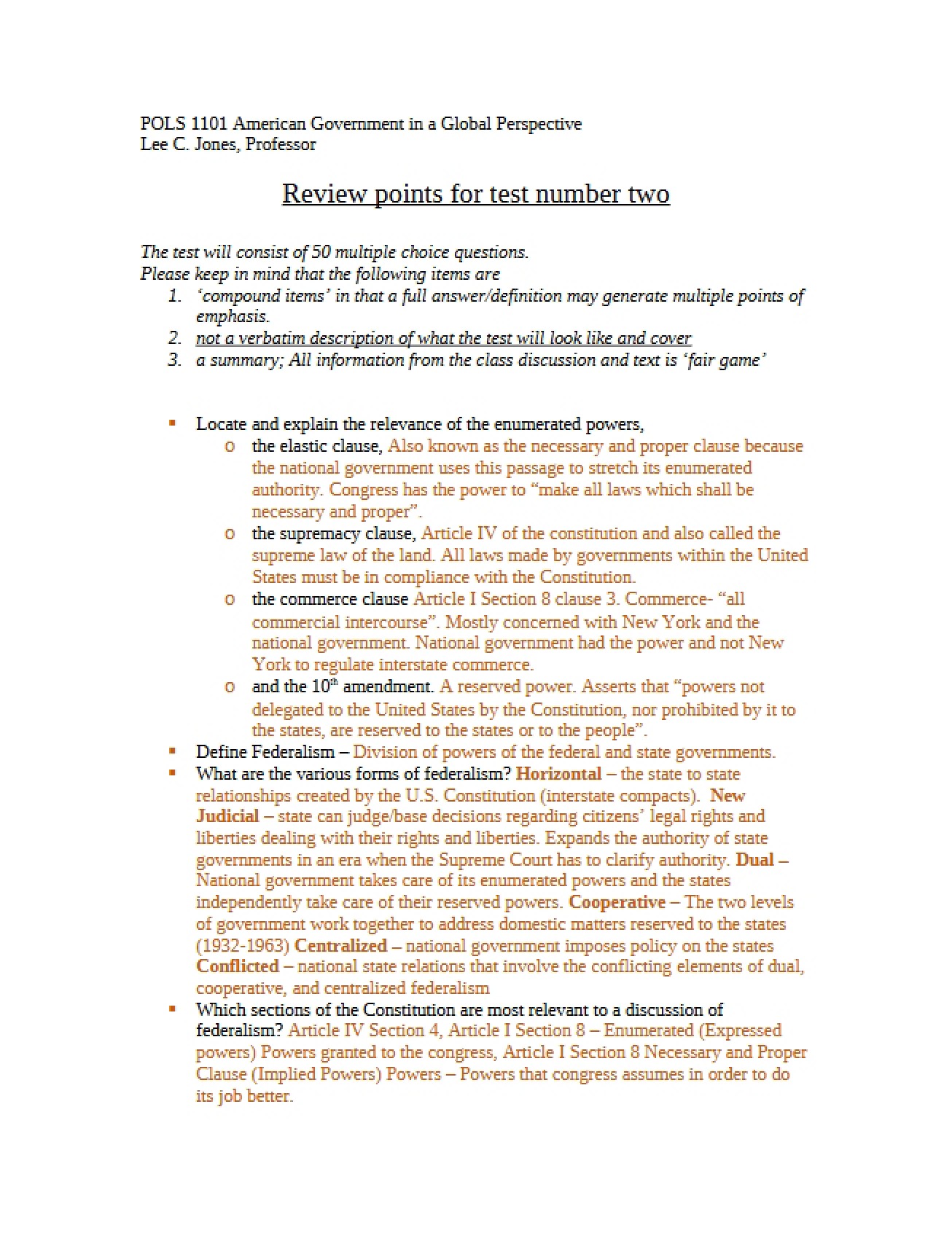Preparation Guide for Government Assessment