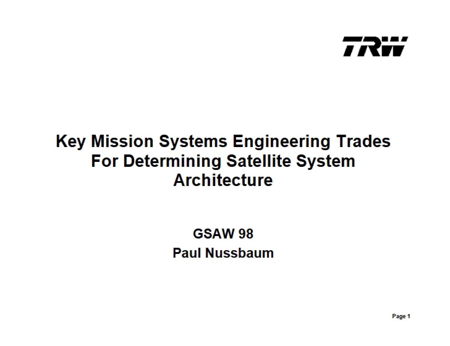 Nussbaum Document