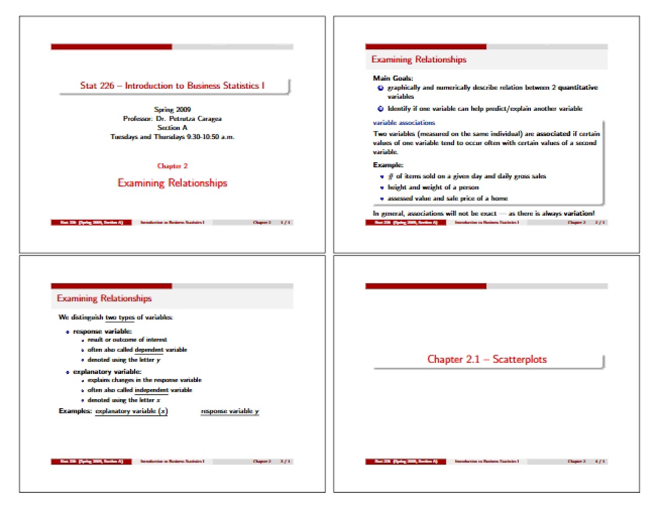 General Lecture on Introduction to Business Statistics