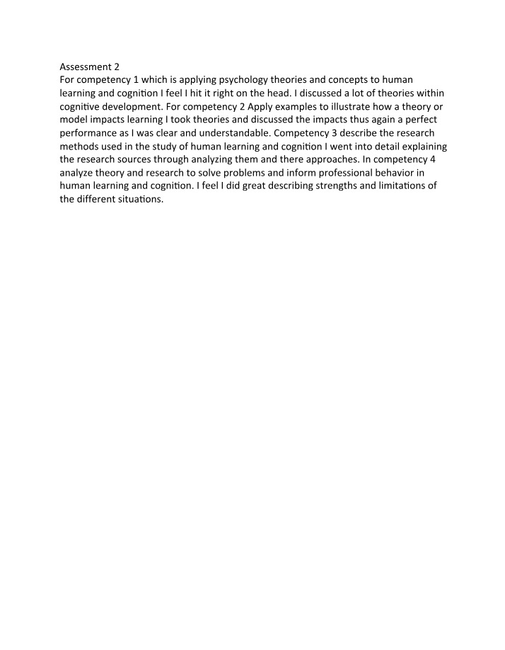 PSYC4310 - Assessment 2