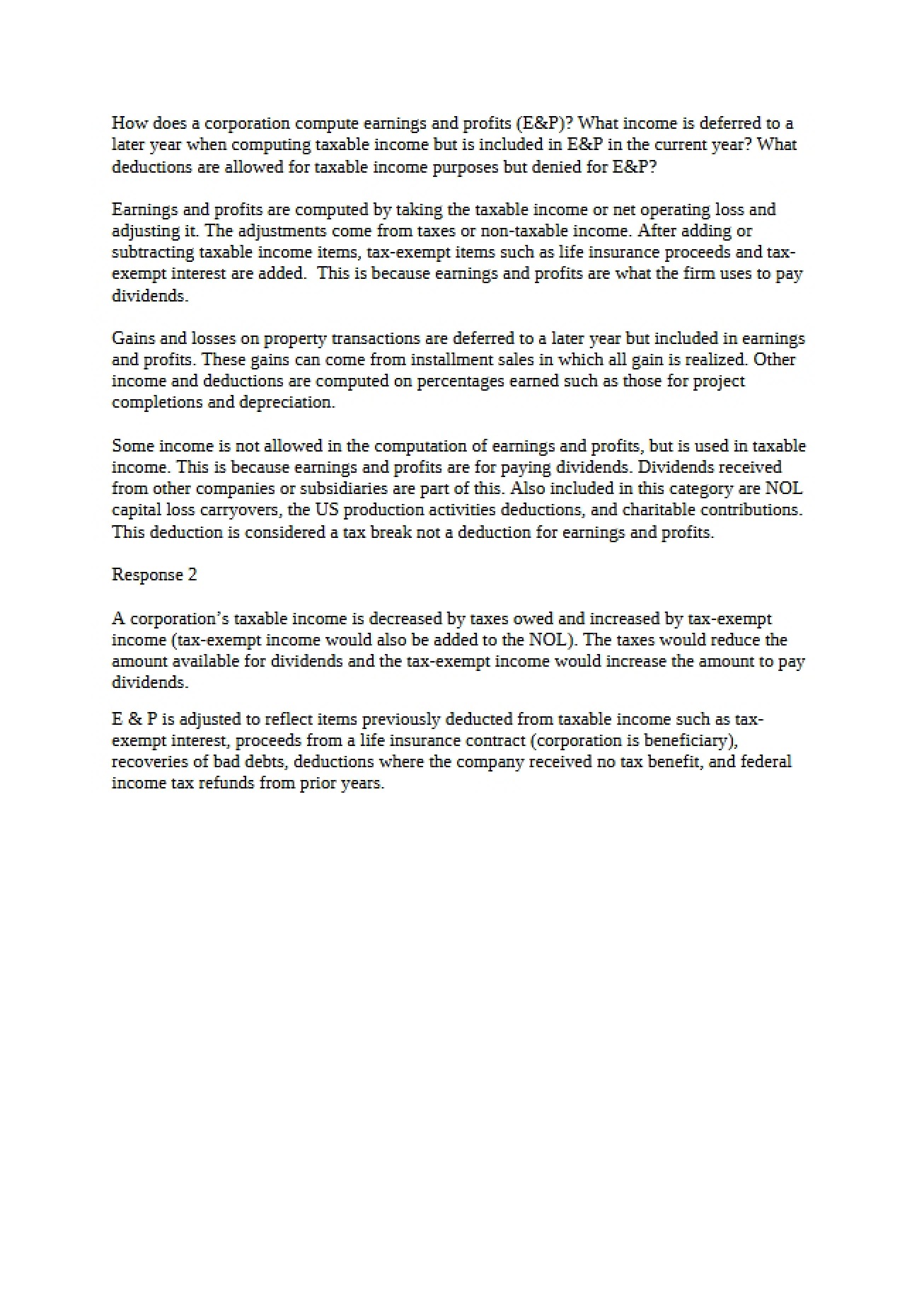 Tax Research Project