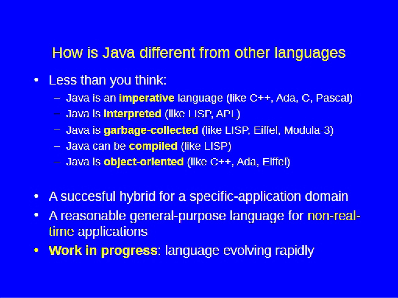 Java Programming Language