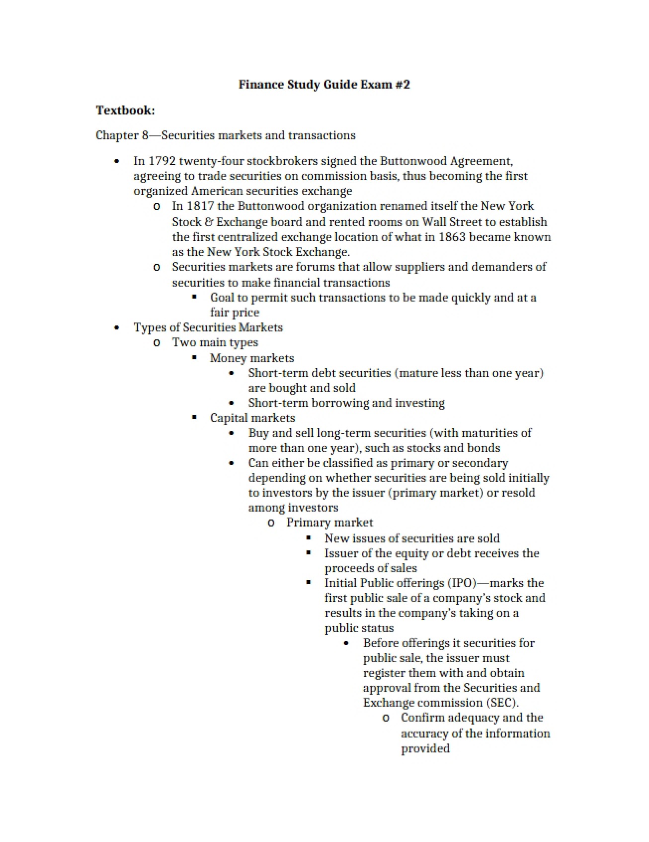 Core Principles of Finance