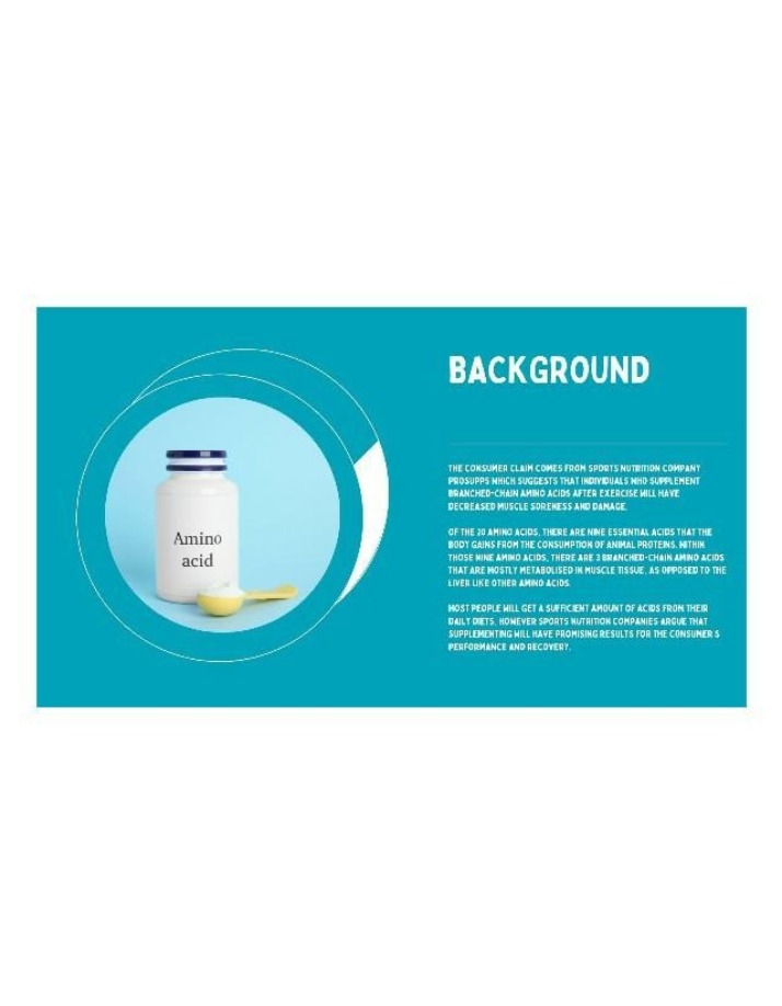 Background Information on Amino Acids