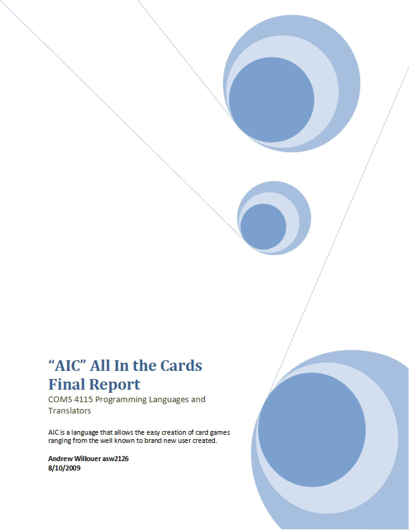 All the Information in the Cards