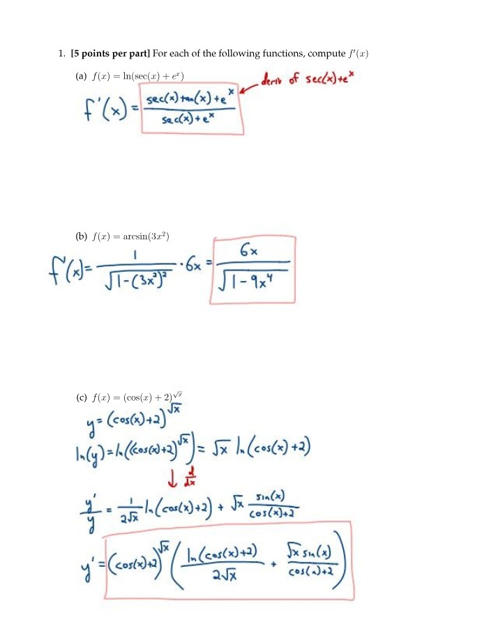 Midterm 2 Solutions - Ostroff AU22