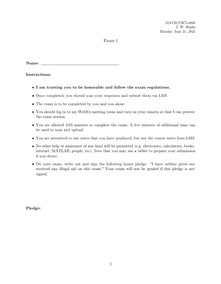Mean Value Theorem and Root-Finding - Calculus Exam 1 Study