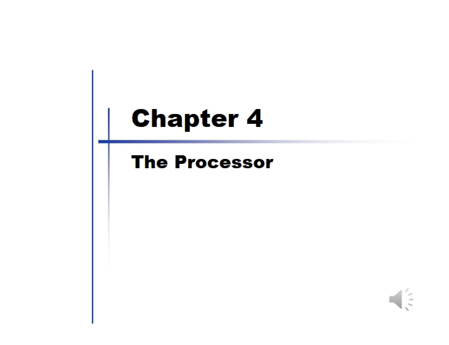 Lecture 06 (Chapter 4)