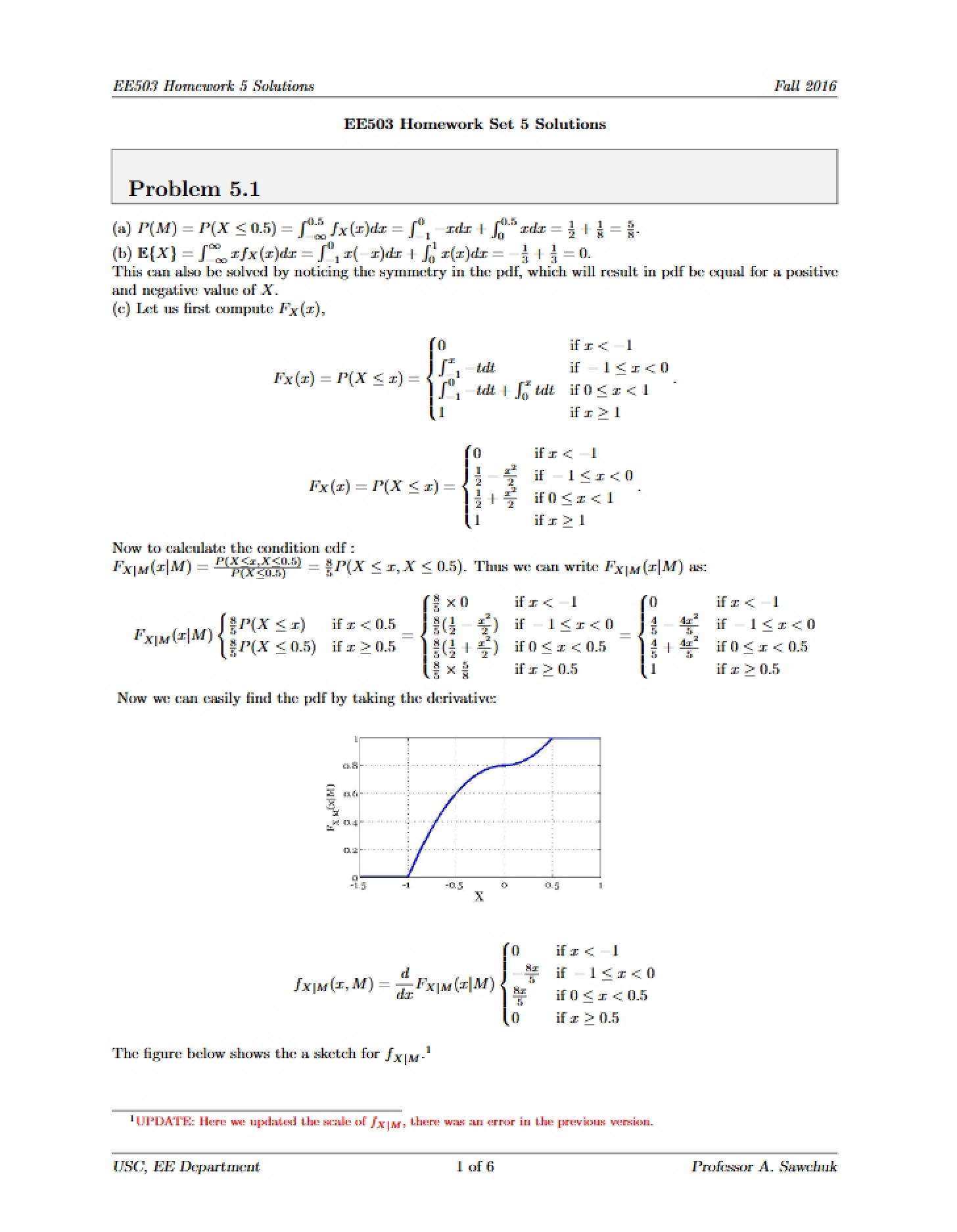 Solution for HW 5