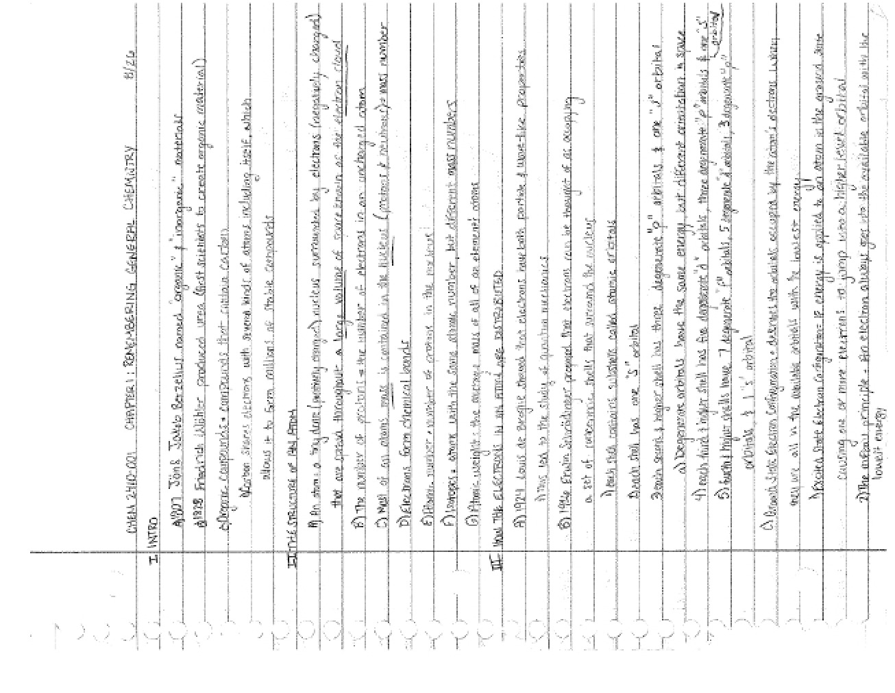 Study Notes for Organic Chemistry