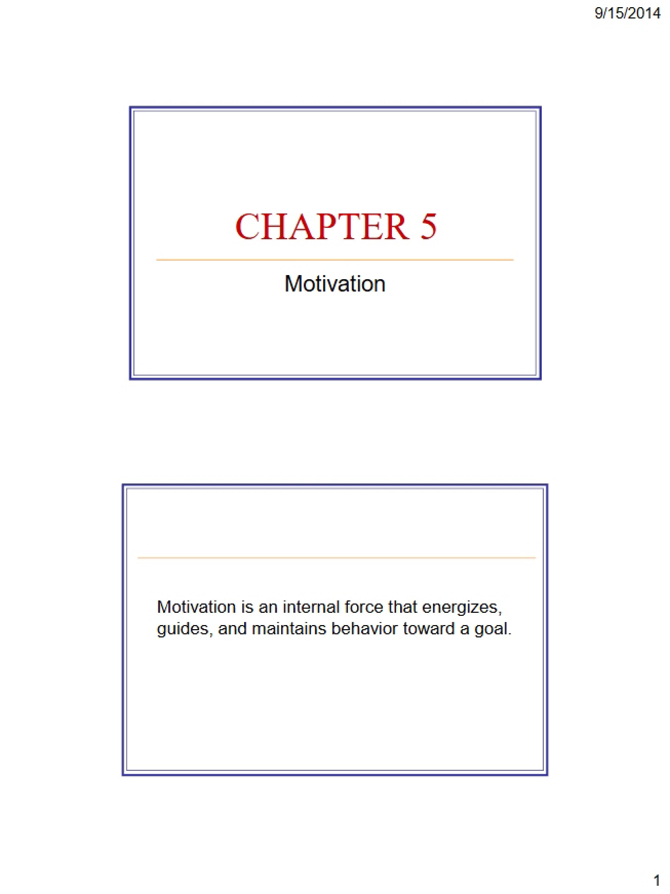 Chapter 5 In-Class Slides