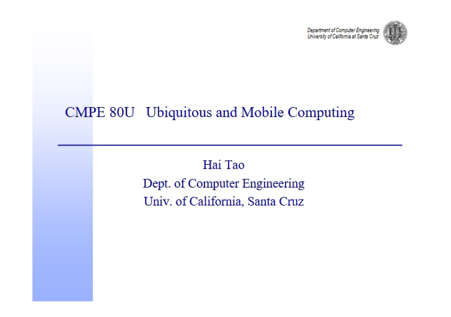 Communications via Wireless