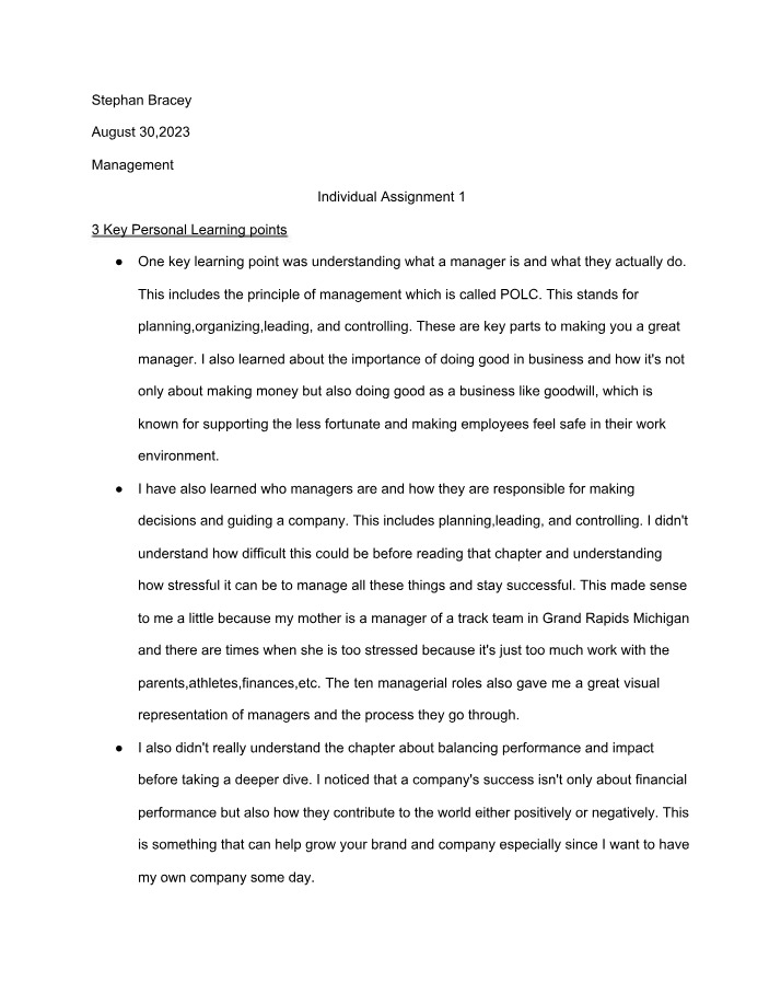 MGT312 - Individual Assignment 1
