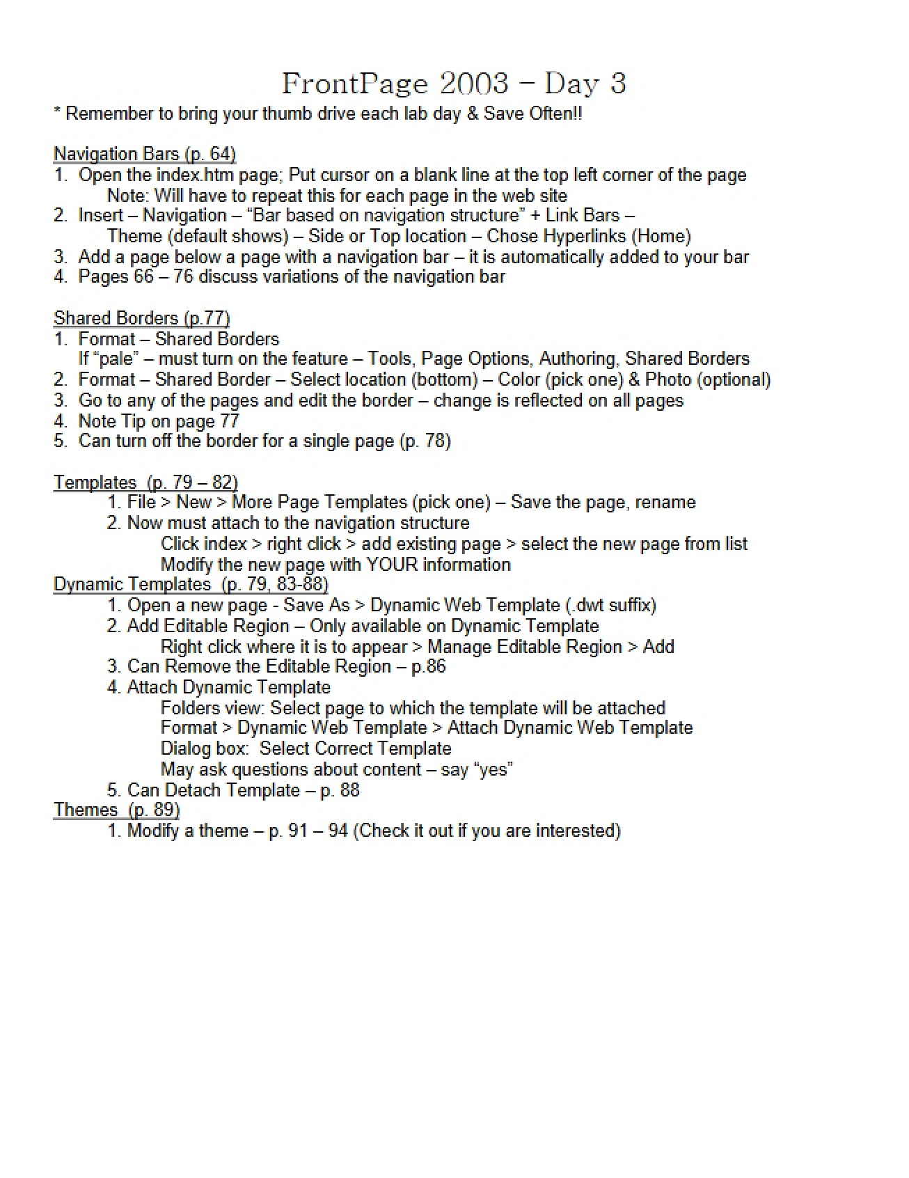 Academic Notes
