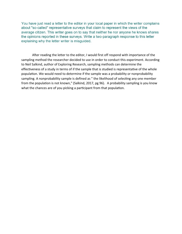 Why Sampling Methods Matter - Debunking Misconceptions