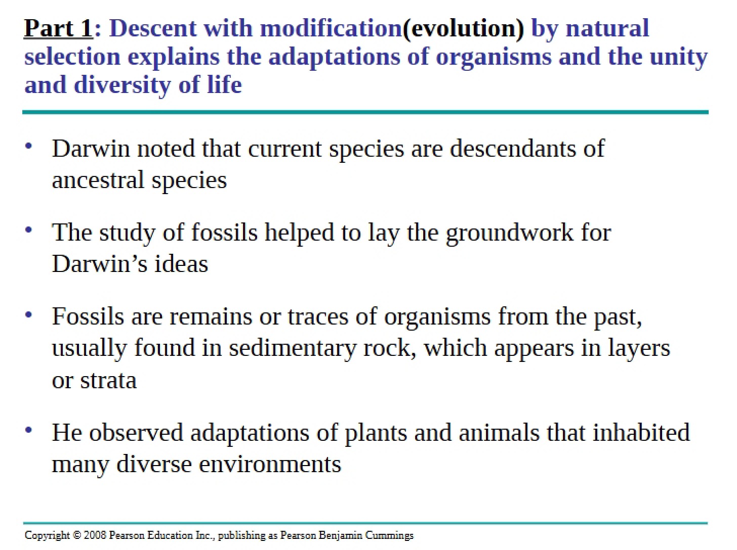 Modification and Descent