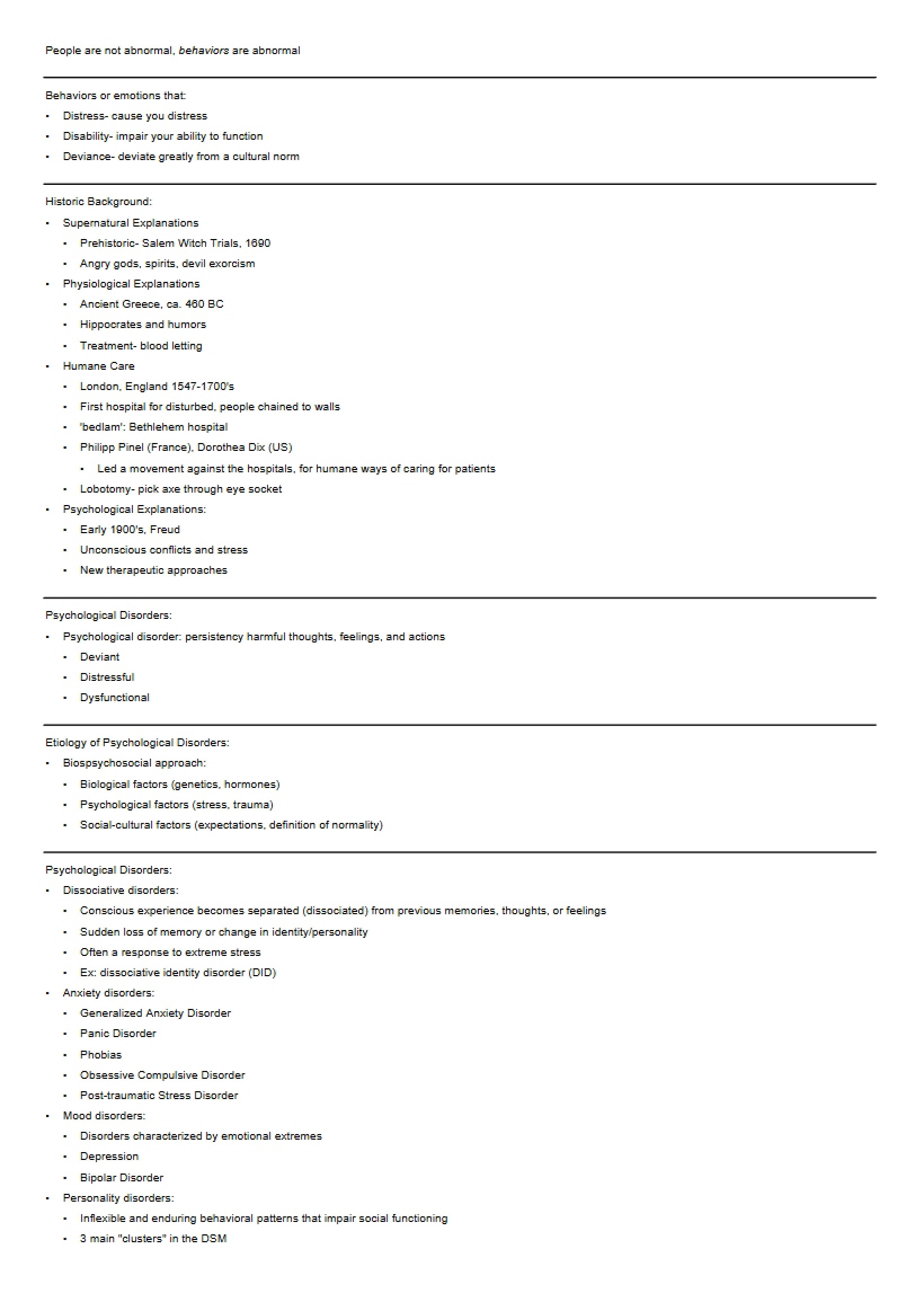 Notes from Lecture (3)
