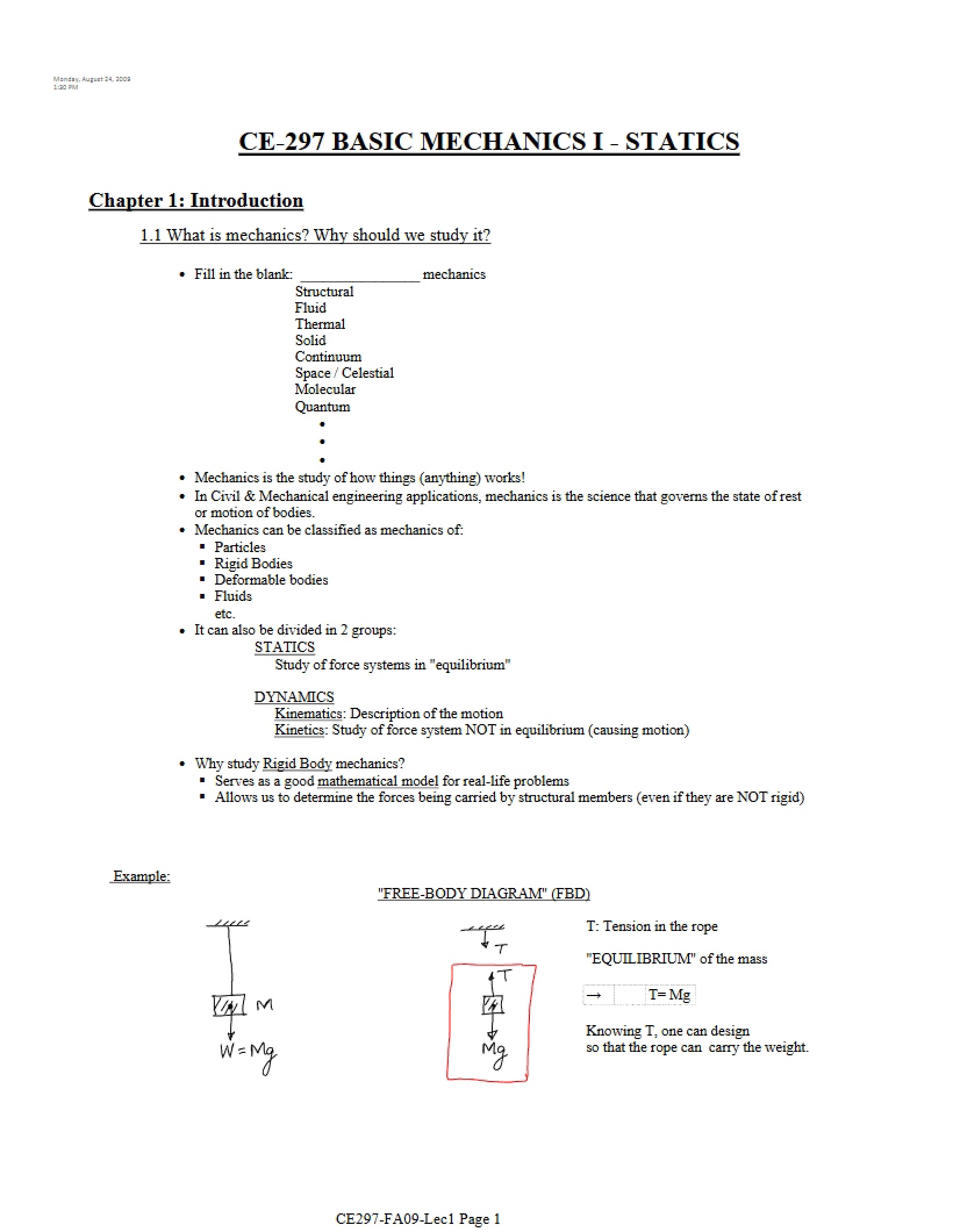 Guide for Studying
