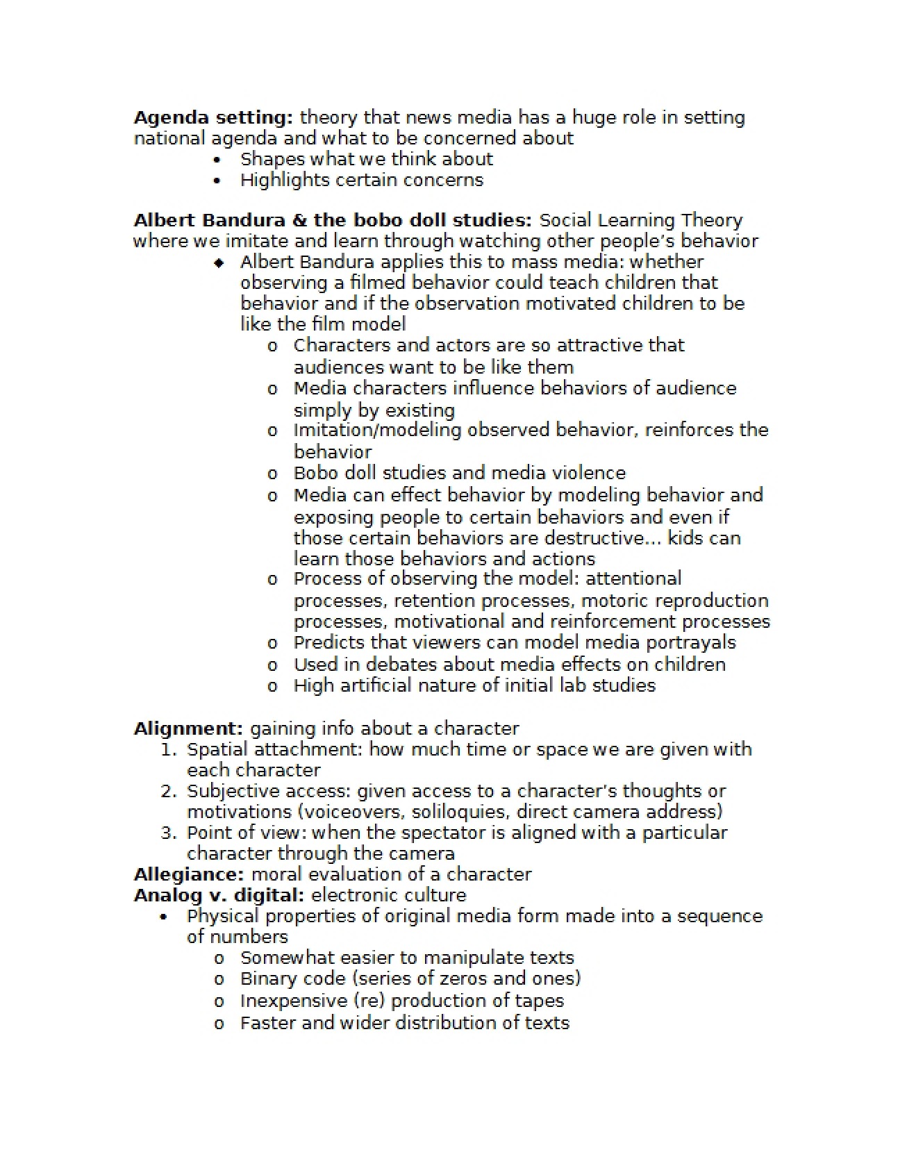 Mass Communication Lecture Notes