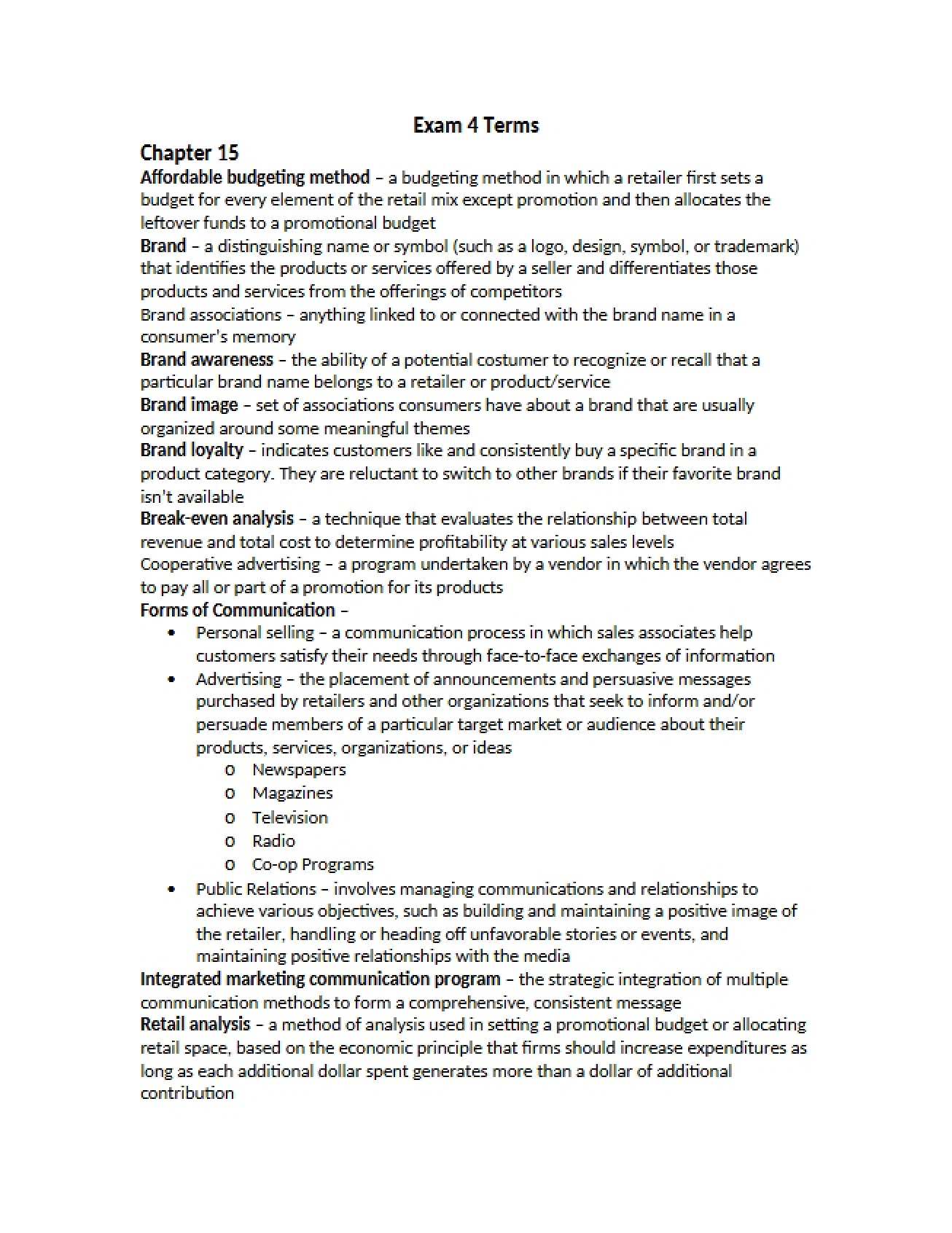 Affordable Budgeting Methods Discussed in Chapter Fifteen