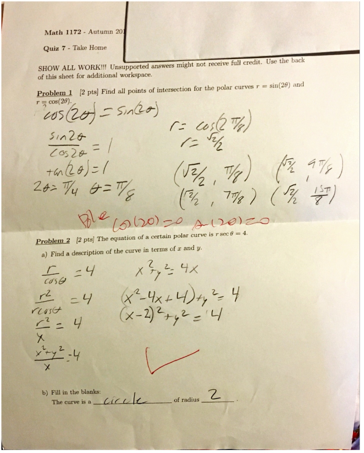 Course Exam
