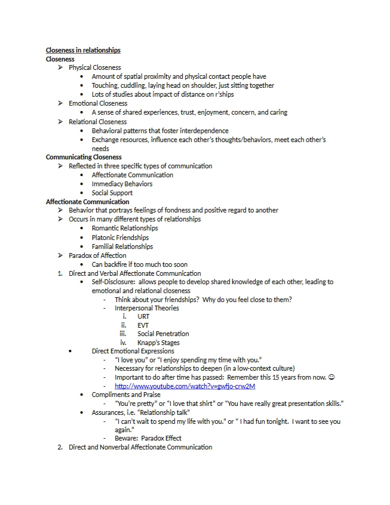 Sixth Chapter An Overview of Turning Points