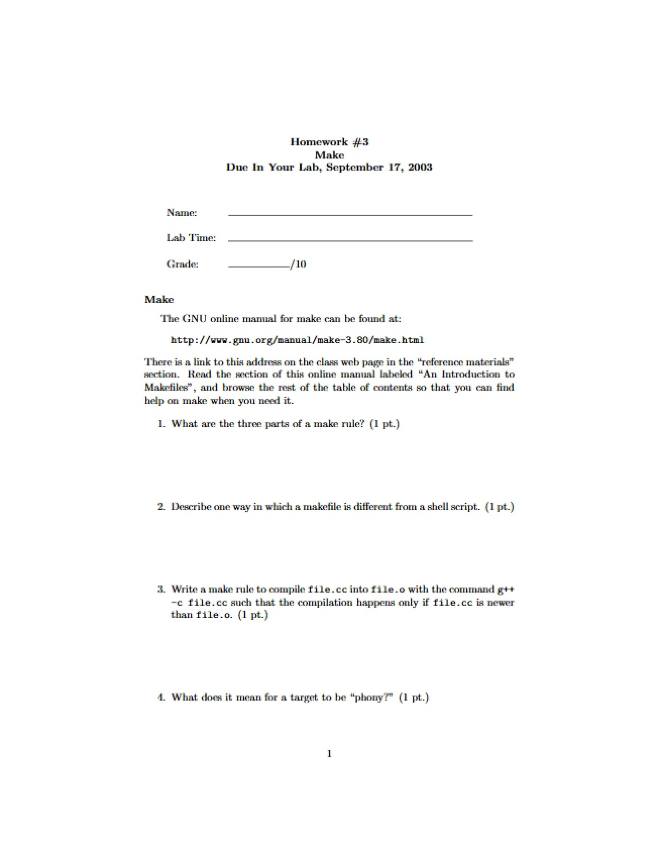 Third Homework for Software Engineering