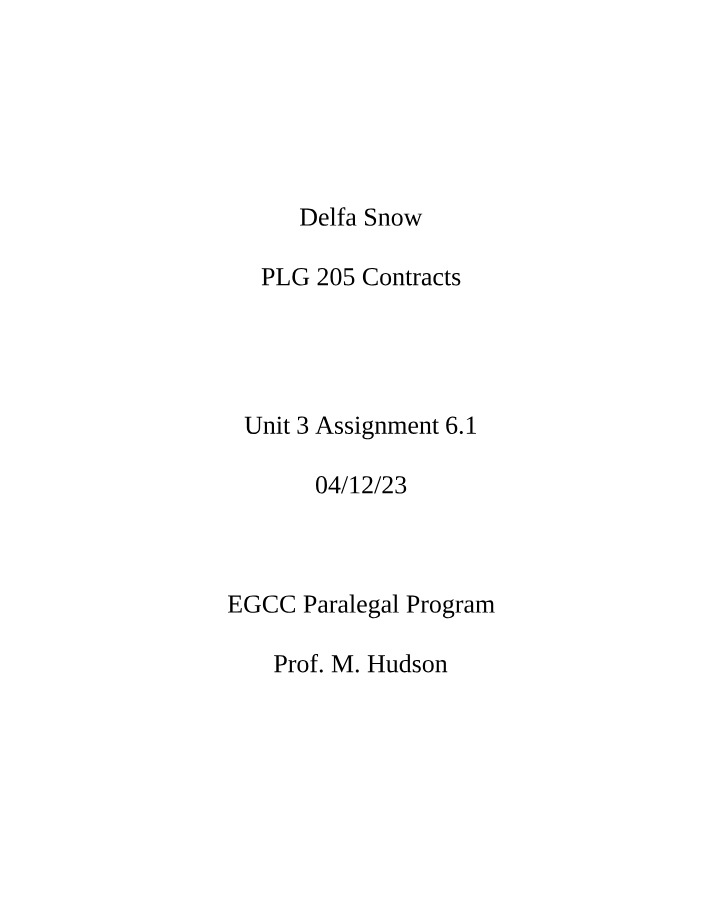 Assignment 6.1 - Unit 3