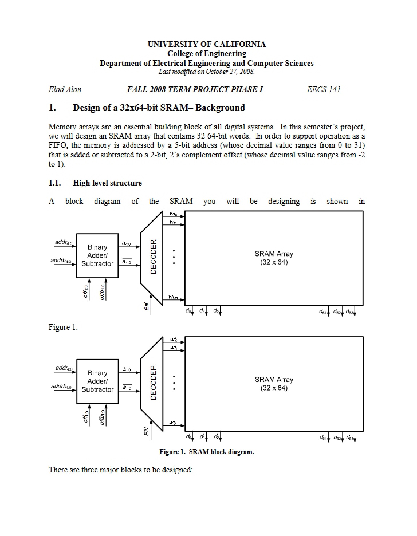 Final Exam - ELENG 141