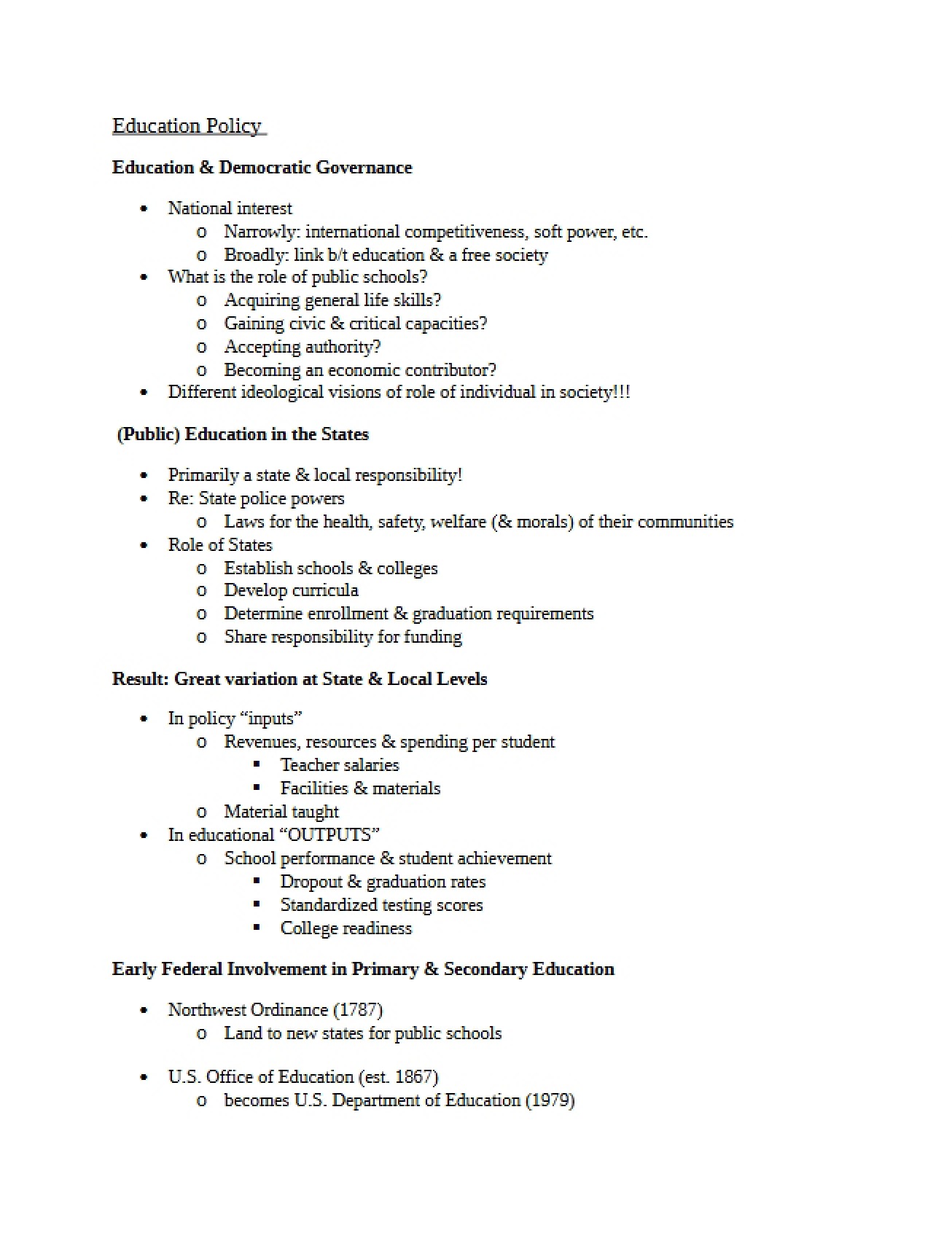 POLS Test Review