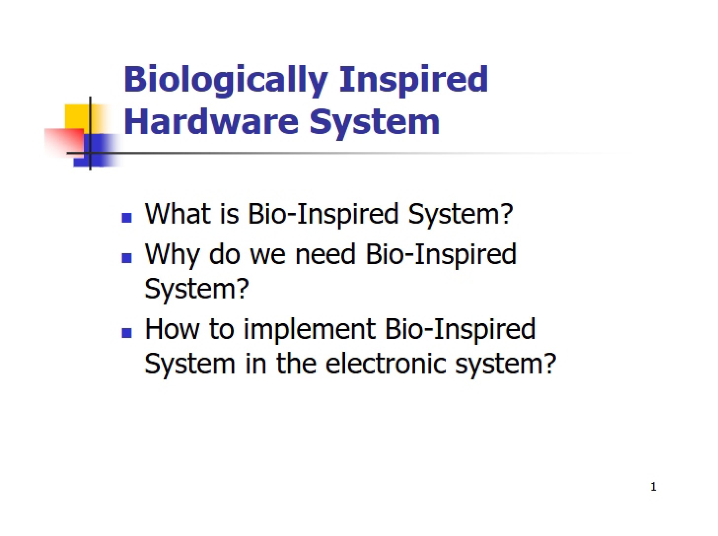 Networks Inspired by Biology