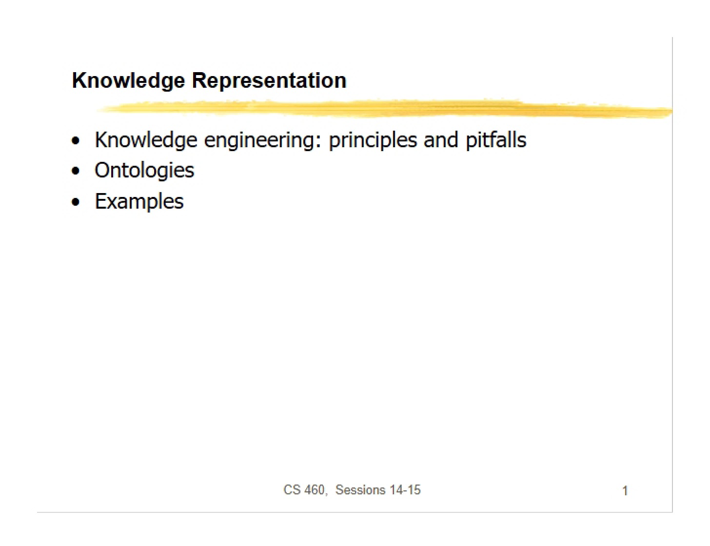 Lecture Notes Sessions 14-15