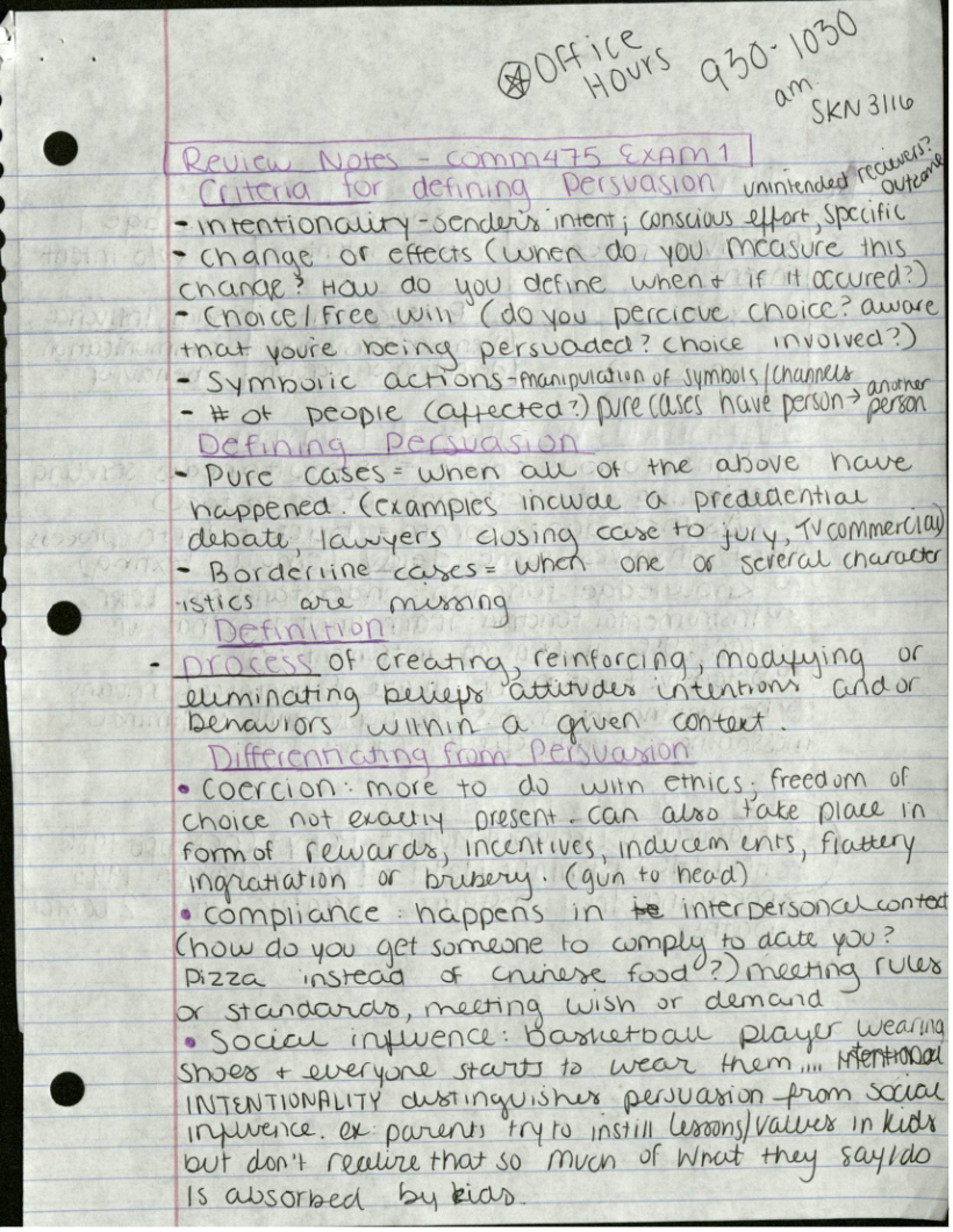 COMM 475 General Notes