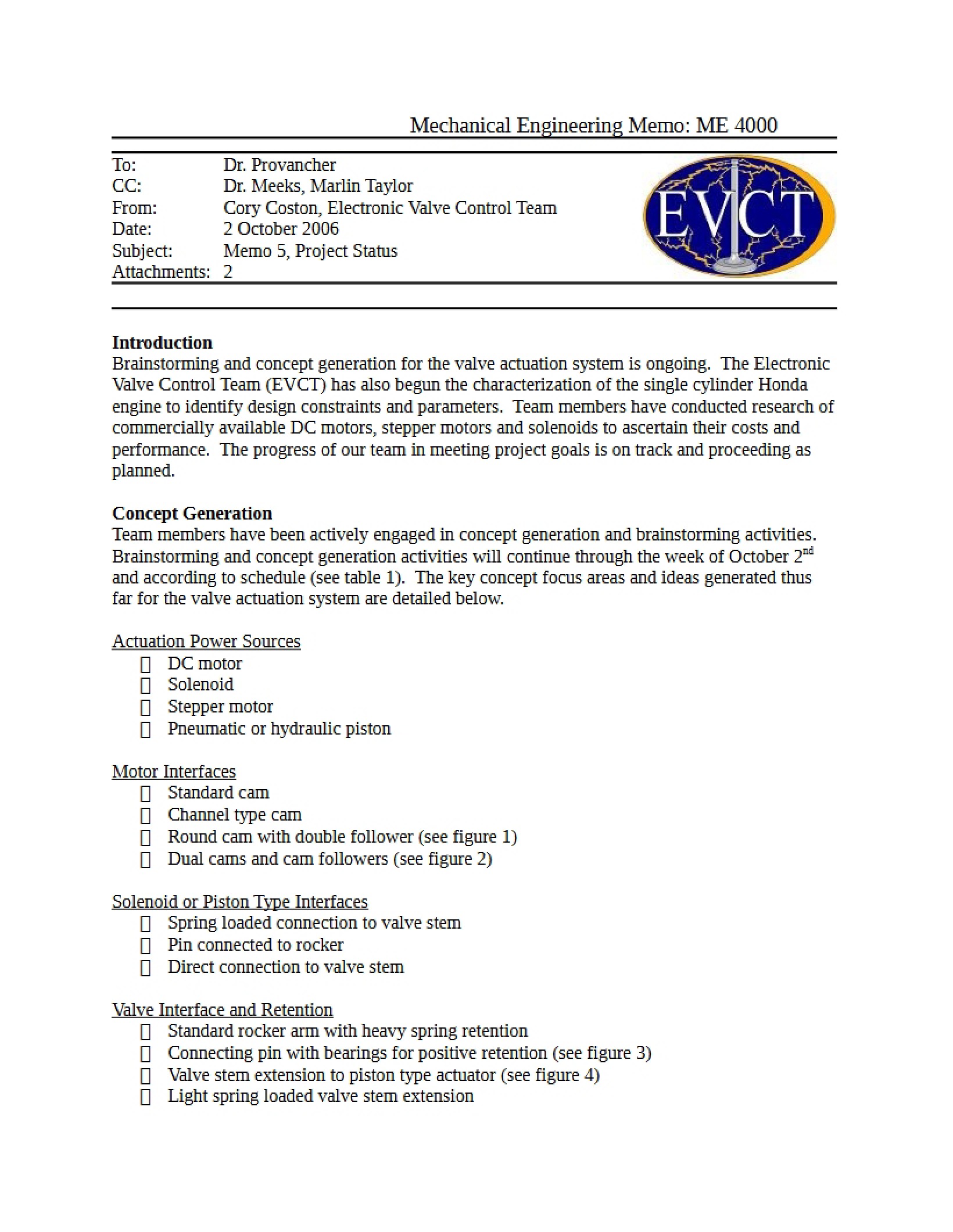 Engineering Design Notes